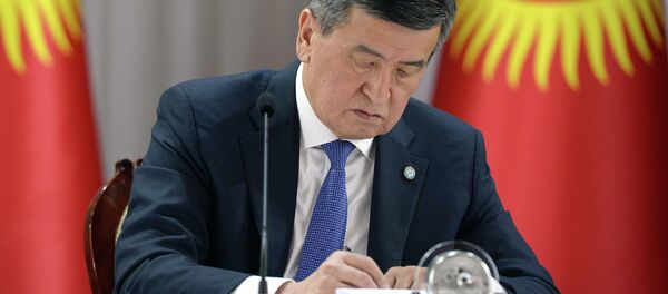Президент Сооронбай Жээнбеков. Архив - Sputnik Кыргызстан