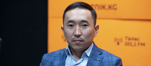  Начальник отдела кинопроизводства киностудии Кыргызфильм Эрмек Амантур уулу. Архивное фото - Sputnik Кыргызстан