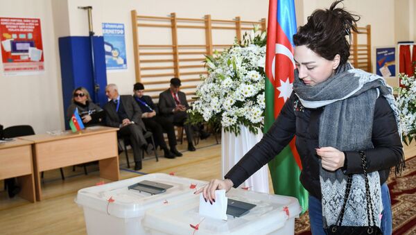 Парламентские выборы в Азербайджане - Sputnik Кыргызстан
