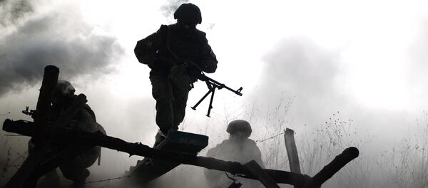 Военнослужащие на учениях. Архивное фото - Sputnik Кыргызстан