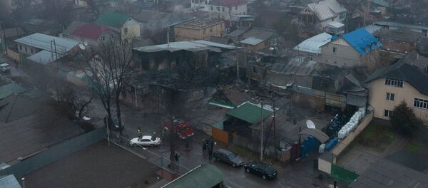 Что осталось от сгоревшего склада ГСМ в Бишкеке — видео с дрона - Sputnik Кыргызстан