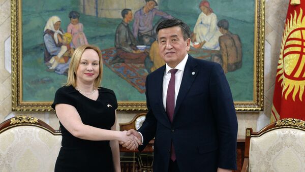Президент Сооронбай Жээнбеков  принял новых послов пяти стран - Sputnik Кыргызстан