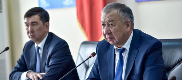 Первый вице-премьер-министр Кубатбек Боронов выступил на коллегии мэрии Бишкека об итогах социально-экономического развития столицы за 2019-й и задачах на предстоящий год - Sputnik Кыргызстан