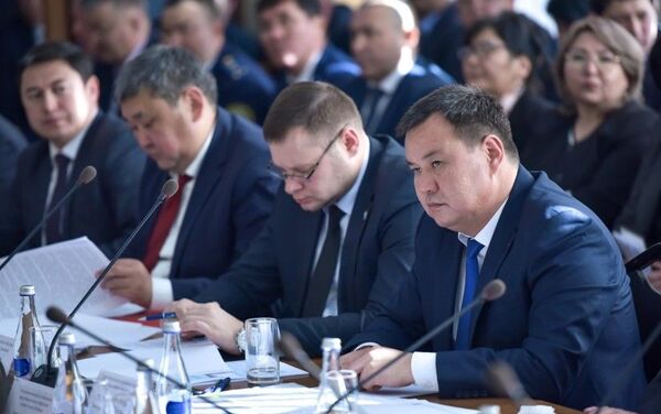Он выступил на коллегии мэрии Бишкека об итогах социально-экономического развития столицы за 2019-й и задачах на предстоящий год - Sputnik Кыргызстан