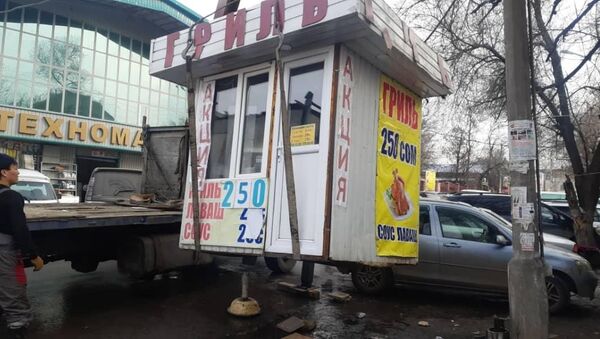 Снос незаконных объектов в Бишкеке - Sputnik Кыргызстан