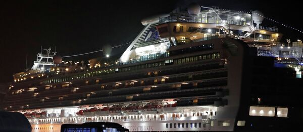 Карантин круизного лайнера Diamond Princess в Йокогаме Карантин круизного лайнера Diamond Princess в Йокогаме - Sputnik Кыргызстан