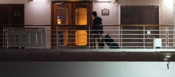 Карантин круизного лайнера Diamond Princess в Йокогаме - Sputnik Кыргызстан