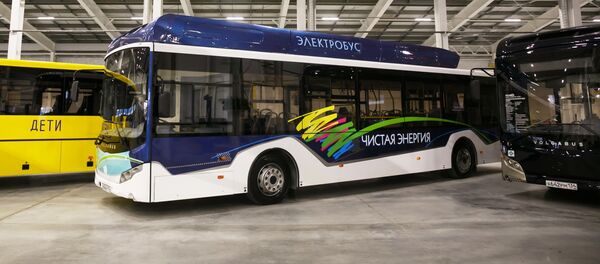 Volgabus компаниянын заводунда Электробус - Sputnik Кыргызстан
