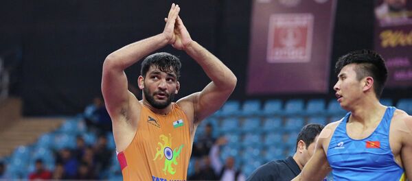Чемпионат Азии по греко-римской борьбе в Нью-Дели - Sputnik Кыргызстан