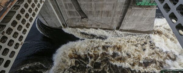 Строительство гидроэлектростанции. Архивное фото - Sputnik Кыргызстан