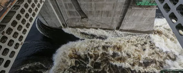 Строительство гидроэлектростанции. Архивное фото - Sputnik Кыргызстан