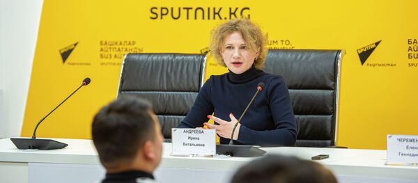 Россия сегодня эл аралык маалымат агенттигинин экономикалык бөлүмүнүн жетекчисинин орун басары Ирина Андреева - Sputnik Кыргызстан