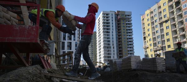 Курулуш иштери. Архив - Sputnik Кыргызстан