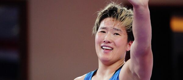 Кыргызстандык балбан Айпери Медет кызы. Архив - Sputnik Кыргызстан