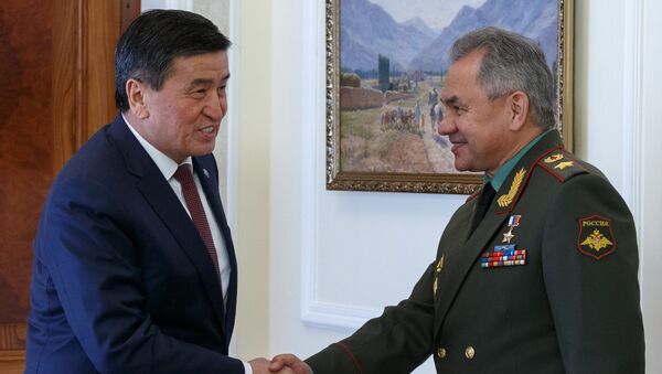 Визит министра обороны РФ  С. Шойгу в Киргизию - Sputnik Кыргызстан
