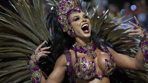 Открытие бразильского карнавала в Сан-Паулу, Бразилия - Sputnik Кыргызстан