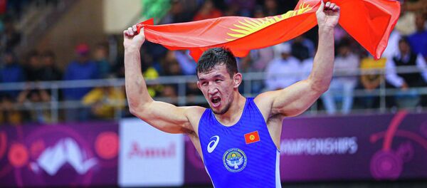 Чемпионат Азии по борьбе в Нью-Дели - Sputnik Кыргызстан