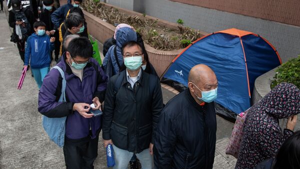 Ситуация в Гонконге в связи с коронавирусом - Sputnik Кыргызстан