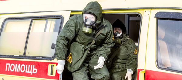 Учения по отработке действий в случае выявления коронавируса - Sputnik Кыргызстан