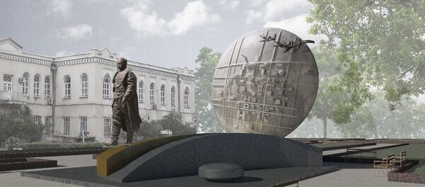 Изготовление постамента Бишкек баатыру - Sputnik Кыргызстан