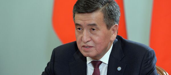 Президент Кыргызстана Сооронбай Жээнбеков  - Sputnik Кыргызстан