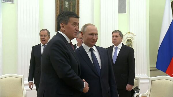Встреча Владимира Путина и Сооронбая Жээнбекова в Москве - Sputnik Кыргызстан