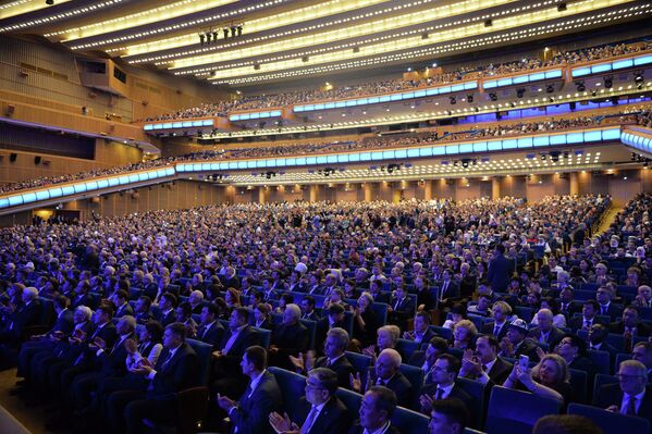 Церемония открытия перекрестного года Кыргызстана и России в Москве - Sputnik Кыргызстан