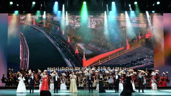 Церемония открытия перекрестного года Кыргызстана и России в Москве - Sputnik Кыргызстан