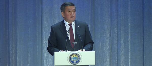 Сооронбай Жээнбеков на открытии перекрестного года КР и России - Sputnik Кыргызстан