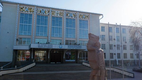 Здание КГМА в Бишкеке. Архивное фото - Sputnik Кыргызстан