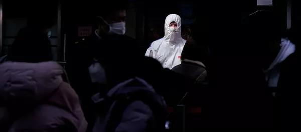 Ситуация в Шанхае в связи с эпидемией коронавируса Ситуация в Шанхае в связи с эпидемией коронавируса - Sputnik Кыргызстан