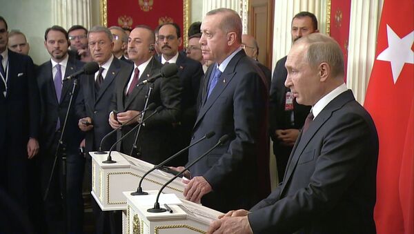 Как велись переговоры Путина и Эрдогана по ситуации в Идлибе — видео - Sputnik Кыргызстан