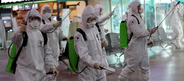 Ситуация в Южной Корее в связи с эпидемией коронавируса Ситуация в Южной Корее в связи с эпидемией коронавируса - Sputnik Кыргызстан