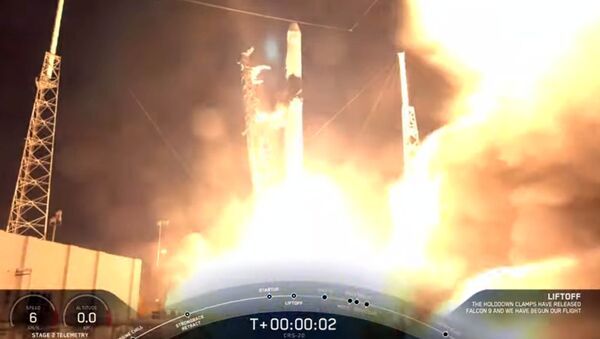 Компания SpaceX доставила груз на МКС. Видео старта космического корабля - Sputnik Кыргызстан