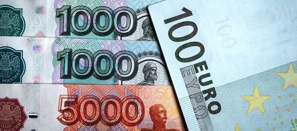 Российский рубли и евро - Sputnik Кыргызстан