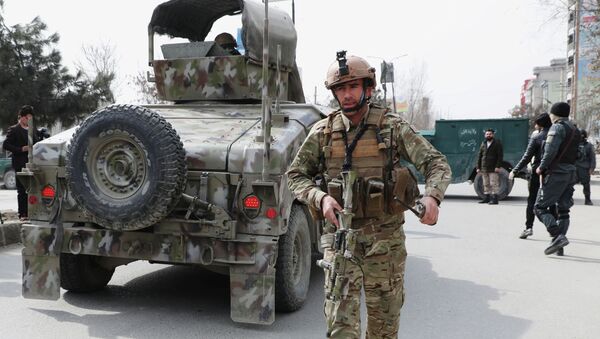 Афганские силы безопасности в Кабуле - Sputnik Кыргызстан
