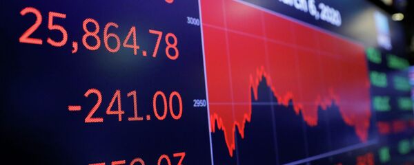 Нью-Йоркская фондовая биржа (NYSE) в Нью-Йорке Нью-Йоркская фондовая биржа (NYSE) в Нью-Йорке - Sputnik Кыргызстан