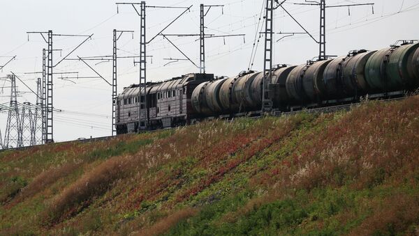 Товарный поезд. Архивное фото - Sputnik Кыргызстан