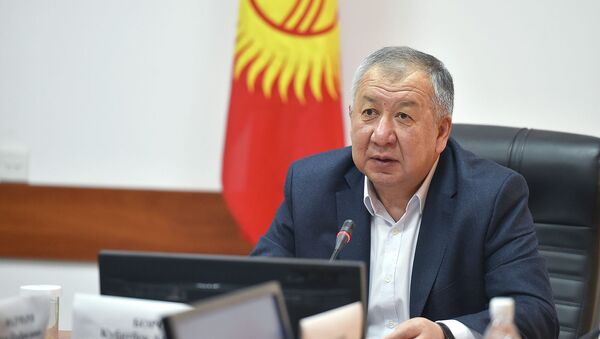 Биринчи вице-премьер Кубатбек Боронов. Архив - Sputnik Кыргызстан