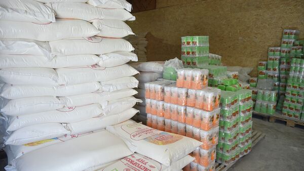 Запасы муки на столичных продовольственных рынках. Архивное фото - Sputnik Кыргызстан