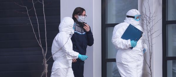 Больница в Коммунарке для пациентов с подозрением на коронавирус  - Sputnik Кыргызстан