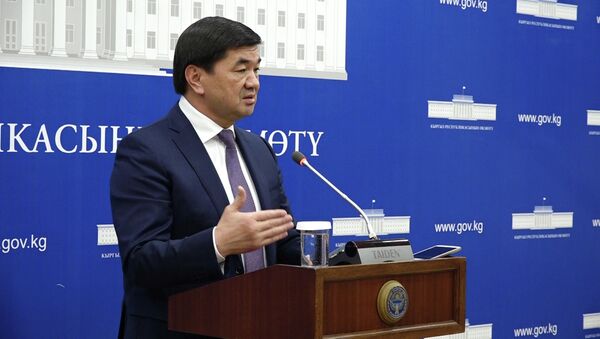 Брифинг премьер-министра Мухаммедкалыя Абылгазиева - Sputnik Кыргызстан