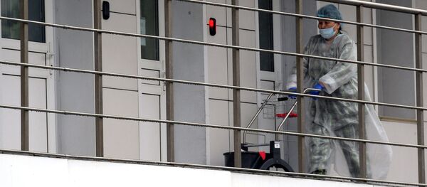 Инфекционная больница имени Боткина в Санкт-Петербурге  - Sputnik Кыргызстан