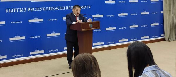 Брифинг министра здравоохранения КР — прямой эфир - Sputnik Кыргызстан