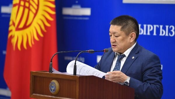 Саламаттык сактоо министри Космосбек Чолпонбаев  - Sputnik Кыргызстан