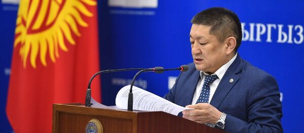 Саламаттык сактоо министри Космосбек Чолпонбаев  - Sputnik Кыргызстан