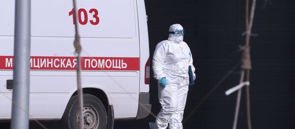 Больница в Коммунарке для пациентов с подозрением на коронавирус  - Sputnik Кыргызстан