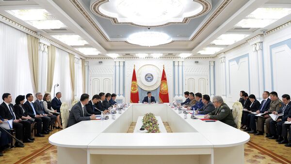 Президент Сооронбай Жээнбеков проводит заседание Совета безопасности в узком составе. 21 марта 2020 год - Sputnik Кыргызстан