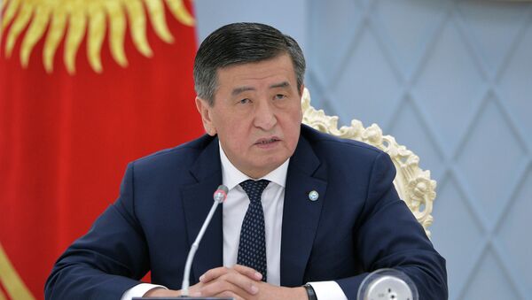 Президент Сооронбай Жээнбеков проводит заседание Совета безопасности в узком составе. 21 марта 2020 года - Sputnik Кыргызстан