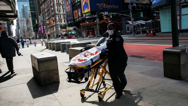 Ситуация в Нью-Йорке из-за коронавируса - Sputnik Кыргызстан